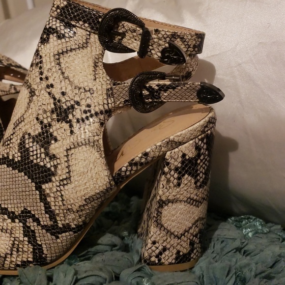 Peep Toe Booties - Picture 2 of 2